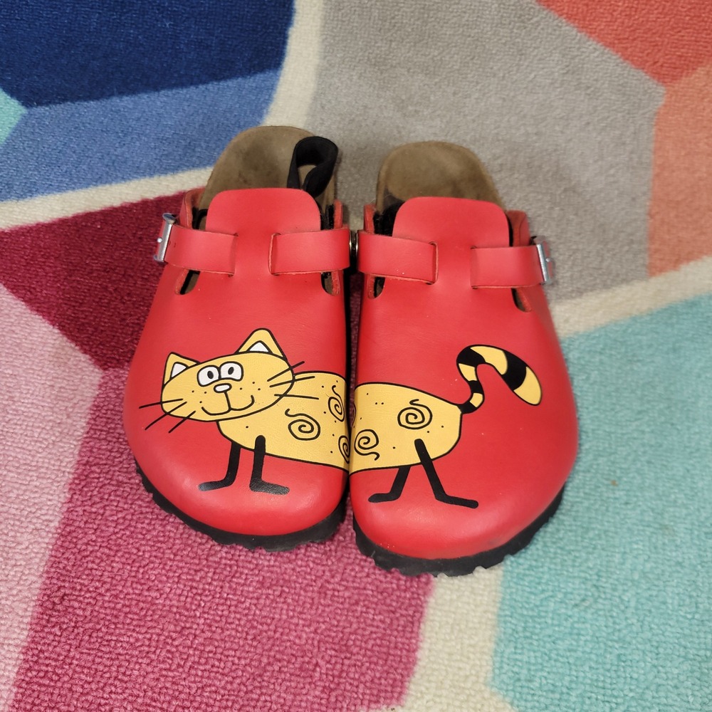 Red Cat Clogs‎ Birkis by Birkenstock Comfort Shoes Size 220 34 size 3 kids